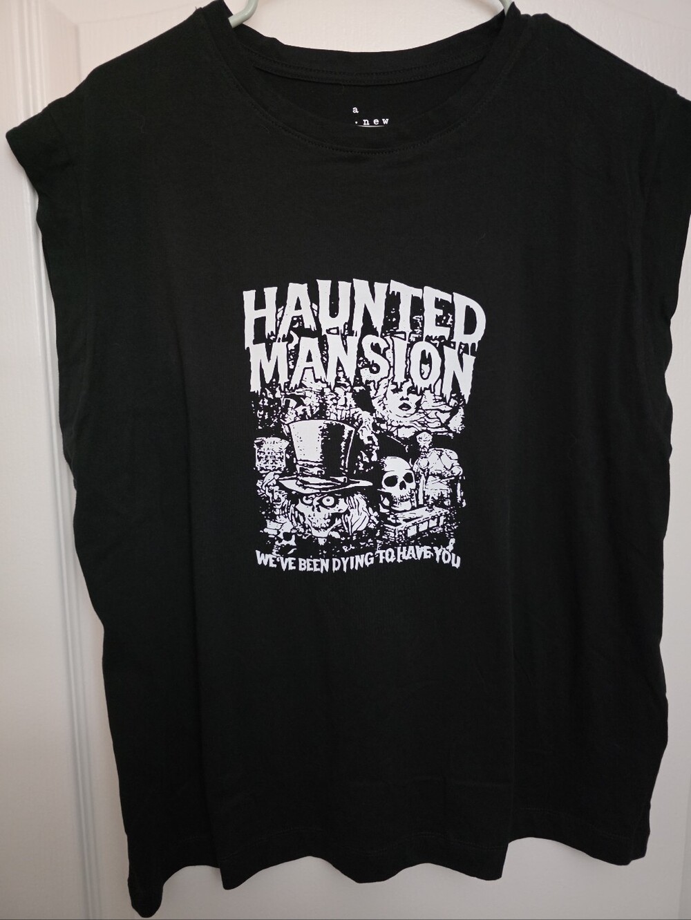 NWT Haunted Mansion Graphic Tank Top